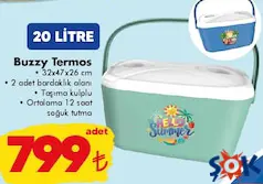 BUZZY TERMOS 20 LİTRE  37X47X26 CM